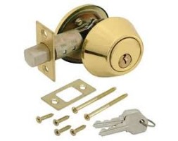 Clamshell Single Cylinder Deadbolt